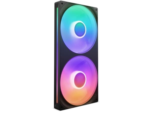 NZXT F Series F280 RGB Core - Fläktenhet med enkel ram - 140 mm - matt vit