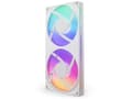 Miniatyrbilde 3 av 5: NZXT F Series F280 RGB Core - Enkeltramme vifte enhet - 140 mm - matt hvit