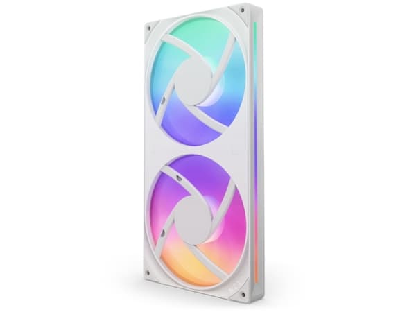 NZXT F Series F280 RGB Core - Enkeltramme vifte enhet - 140 mm - matt hvit