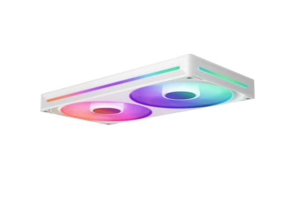 NZXT F Series F280 RGB Core - Enkeltramme vifte enhet - 140 mm - matt hvit