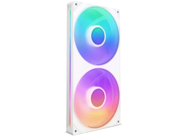NZXT F Series F280 RGB Core - Enkeltramme vifte enhet - 140 mm - matt hvit