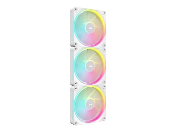 CORSAIR iCUE Link LX120 RGB Starter Kit - Kabinettvifte - 120 mm - hvit (en pakke 3) Hvit