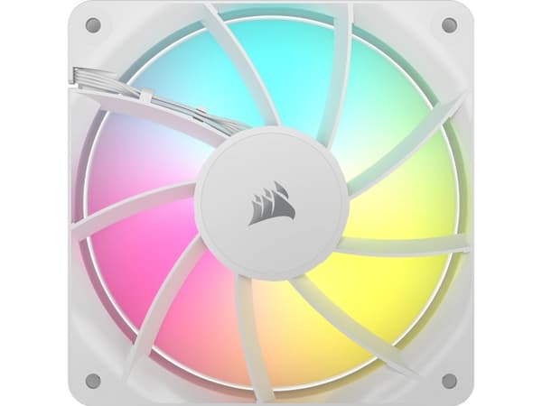 CORSAIR RS120 ARGB - Kabinettvifte - 120 mm - hvit