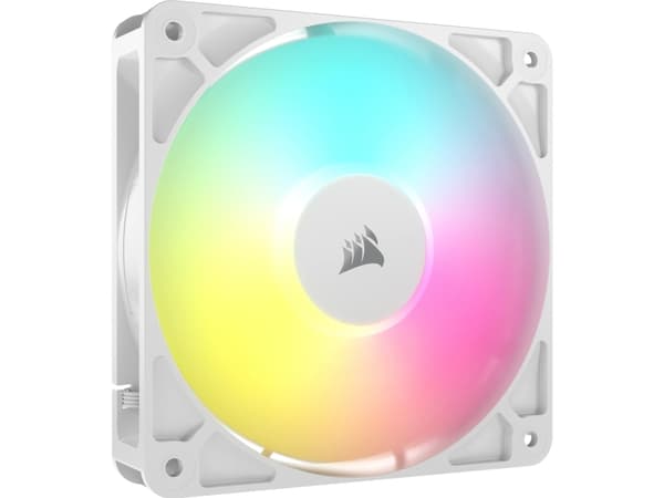 CORSAIR RS120 ARGB - Kabinettvifte - 120 mm - hvit