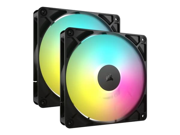 CORSAIR RS140 ARGB - Kabinettvifte - 140 mm - svart (en pakke 2)