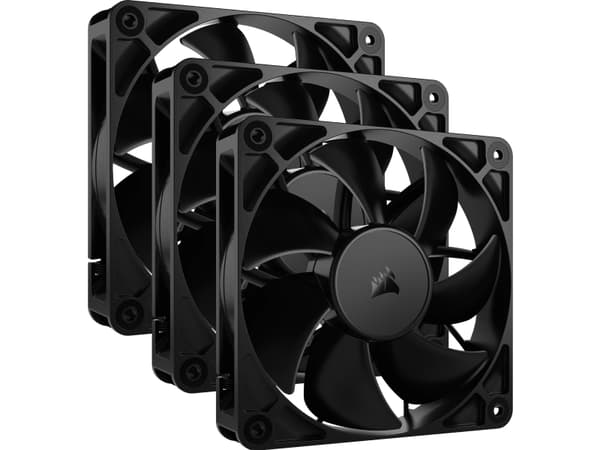 CORSAIR RS120 - Kabinettvifte - 120 mm - svart (en pakke 3)