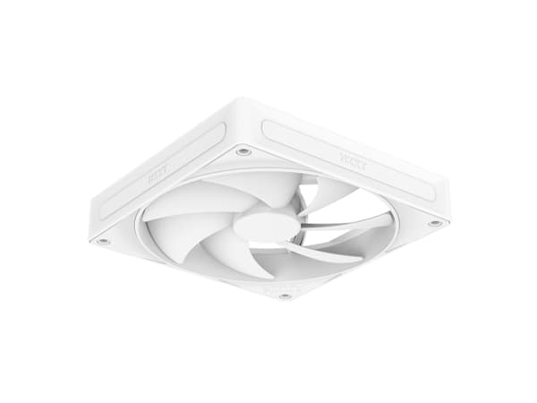 NZXT F Series F140P - Lådfläkt - 140 mm - matt vit