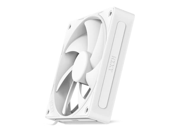 NZXT F Series F120P - Lådfläkt - 120 mm - matt vit