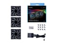 Miniatyrbilde 3 av 3: Lian Li UNI FAN TL LCD, Vifte, 12 cm, 350 RPM, 1900 RPM, Sort