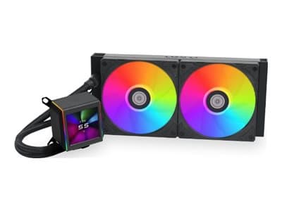 Lian Li GA II LCD, Væskekjølesett, 12 cm, 200 RPM, 2100 RPM, Hvit Hvit