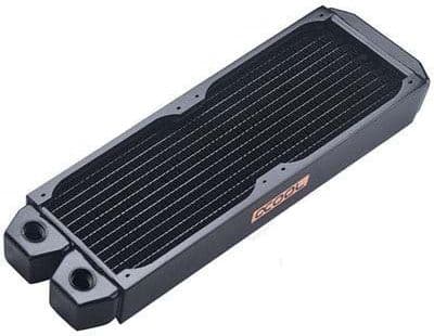 Alphacool 35265, Kjøleribbe, Messing, Kopper, Rustfritt stål, Sort, 278 mm, 124 mm, 30 mm