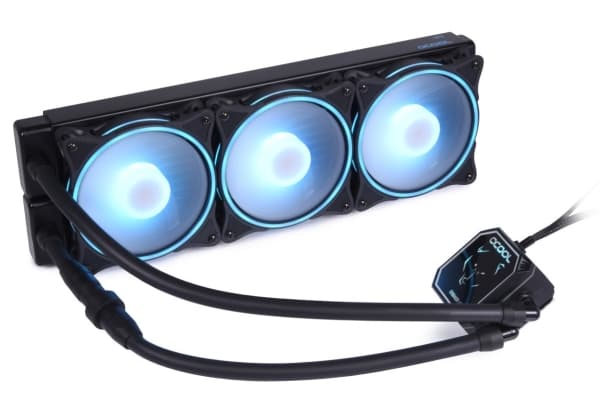 Alphacool 11996, Säiliö, akryyli, messinki, kupari, nikkeli, ruostumaton teräs, musta, LGA 1150 (liitin H3), LGA 1151 (liitin H4), LGA 1155 (liitin H