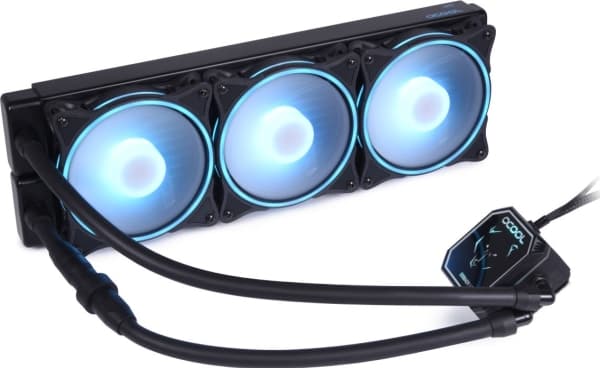 Alphacool 11996, Säiliö, akryyli, messinki, kupari, nikkeli, ruostumaton teräs, musta, LGA 1150 (liitin H3), LGA 1151 (liitin H4), LGA 1155 (liitin H