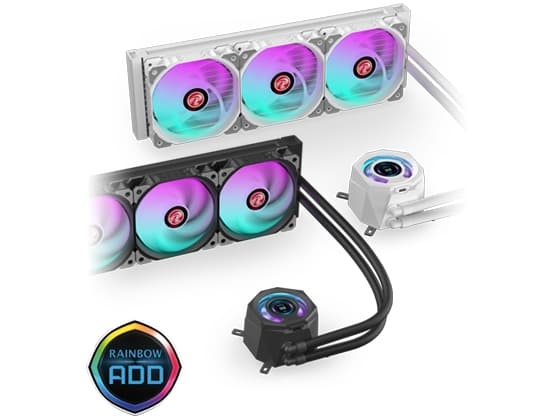 RAIJINTEK Cyclops 360, All-in-one liquid cooler, 12 cm, 800 RPM, 2200 RPM, White