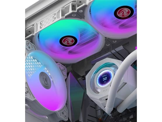 RAIJINTEK Cyclops 360, All-in-one liquid cooler, 12 cm, 800 RPM, 2200 RPM, White