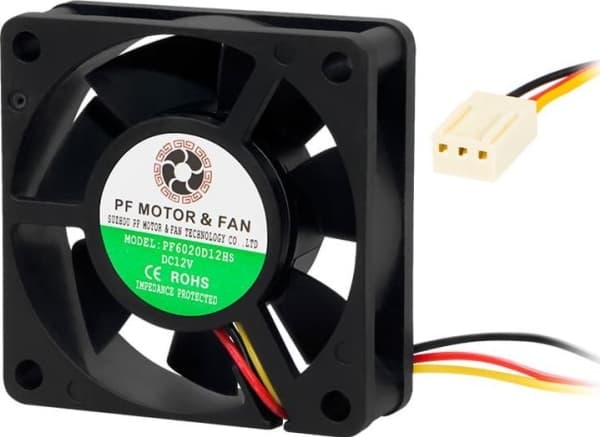 Blåsevifte 60x20mm 12V glidende