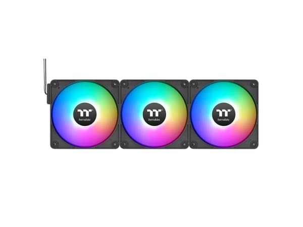 Thermaltake CT120 EX Reverse ARGB Sync - Kabinettvifte - 120 mm - svart (en pakke 3)