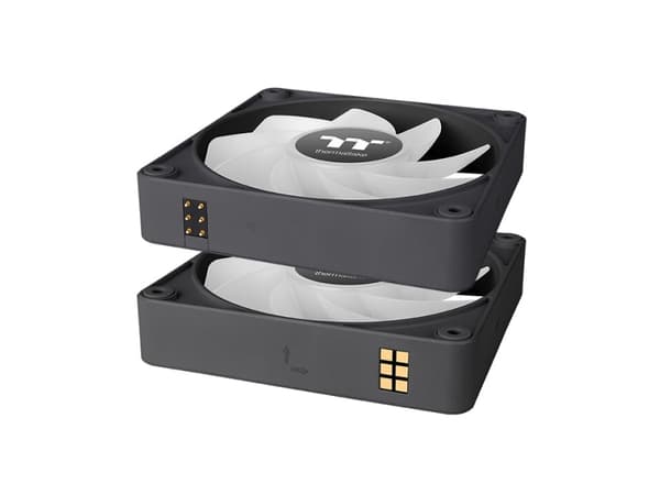 Thermaltake CT120 EX Reverse ARGB Sync - Kabinettvifte - 120 mm - svart (en pakke 3)
