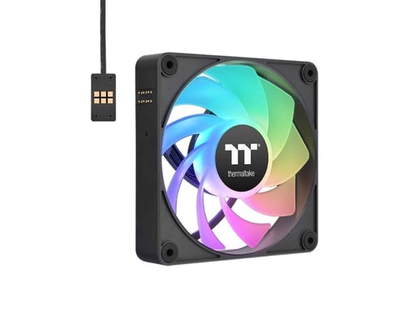 Thermaltake CT120 EX Reverse ARGB Sync - Kabinettvifte - 120 mm - svart (en pakke 3)