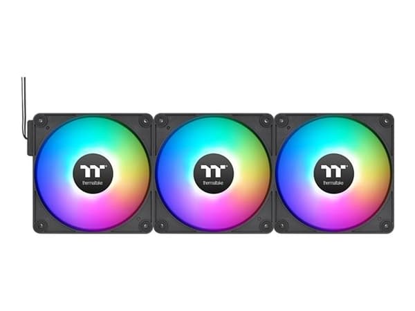 Thermaltake CT120 EX Reverse ARGB Sync - Kabinettvifte - 120 mm - svart (en pakke 3) Sort