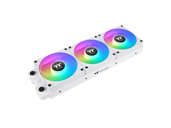 Thermaltake CT120 EX ARGB Sync - Kabinettvifte - 120 mm - hvit (en pakke 3)