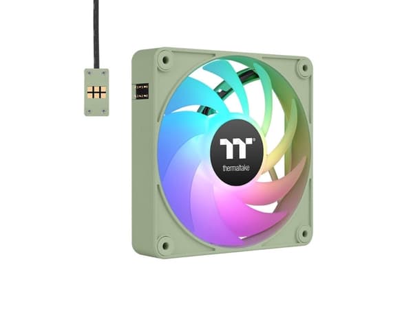 Thermaltake CL-F196-PL12MG-A, Vifte, 12 cm, Grønn Grønn