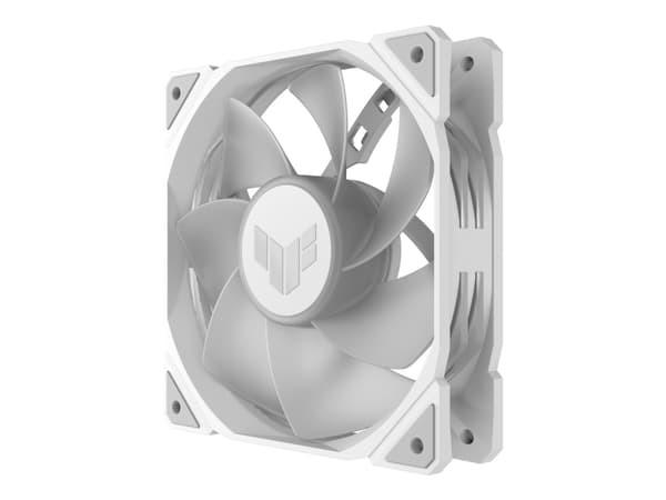 ASUS TUF GAMING TR120 ARGB REVERSE 3IN1 White, Luftkjøler, 12 cm, 2000 RPM, Hvit Hvit