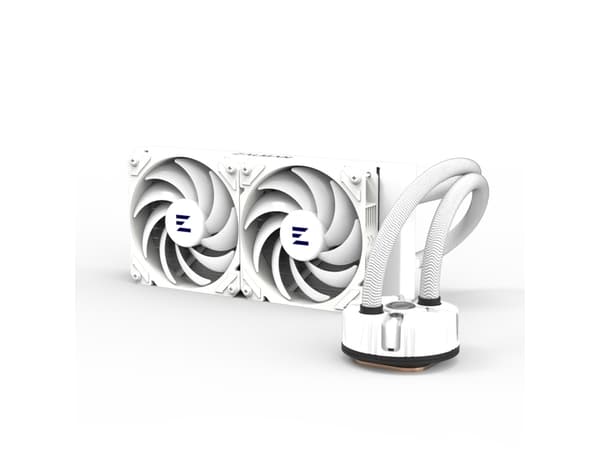 Zalman Reserator5 Z24 ARGB WHITE, alt-i-ett væskekjøler, 12 cm, hvit