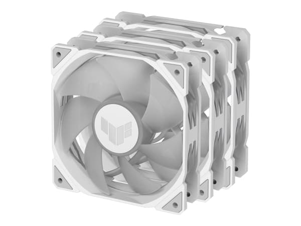 ASUS TUF GAMING TR120 ARGB 3IN1 White, Luftkylare, 12 cm, 2000 RPM, 29 dB, 77,4 cfm, Vit
