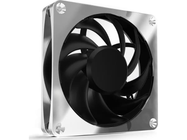 Alphacool Apex Stealth Metall, Vifte, 12 cm, 400 RPM, 2000 RPM, 130,501 m³/t, Kromfarget