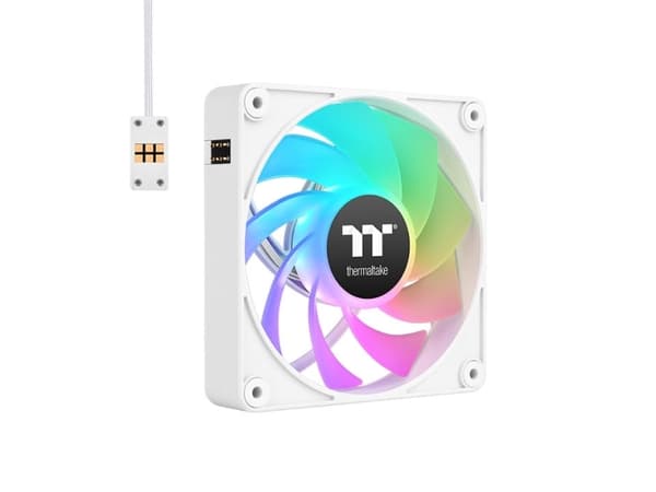 Thermaltake CT140 EX Reverse ARGB Sync - Lådfläkt - 140 mm - vit (paket om 3)
