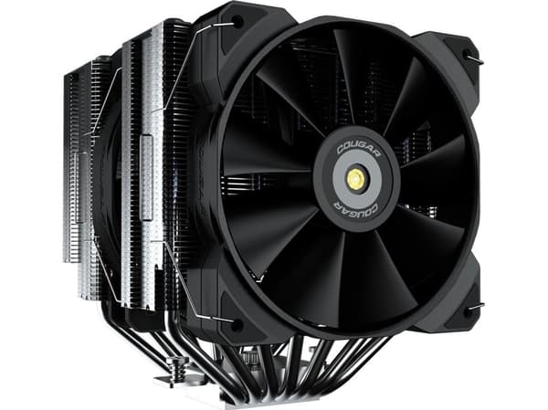COUGAR Gaming CGR-FZA135, Luftkylare, 12 cm, 143,53 m³/h, Svart