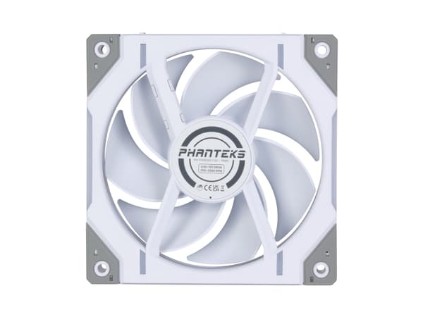 Phanteks PH-F120D30 - Kabinettvifte - 120 mm - hvit (en pakke 3)