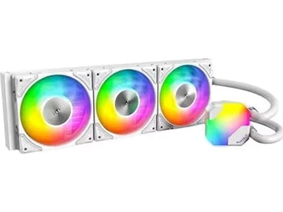 Montech Hyper Flow ARGB AIO vannkjøling, baltas - 360 mm