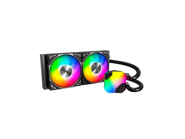 Montech Hyper Flow ARGB AIO vattenkylning, svart - 240 mm