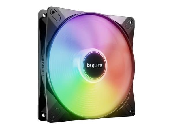 vær stille! LIGHT WINGS LX 140mm PWM, vifte, 14cm, 1200rpm, 22,9dB, 56cfm, 95m³/t Sort