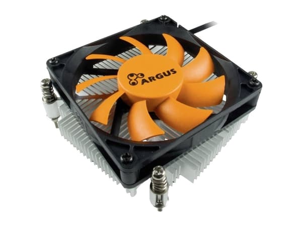 Dynatron Argus T-200 Processor Cooler 8 cm Black, Orange