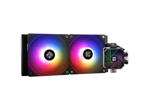 Thermalright Aqua Elite 240 V3, Alt-i-ett væskekjøler, 12 cm, Sort Sort