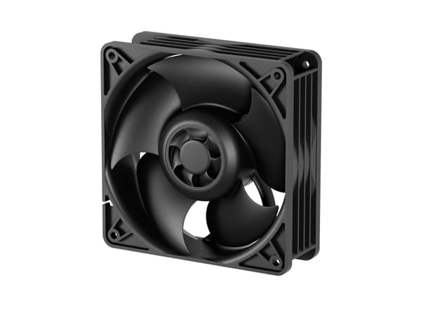 ARCTIC S12038-4K, Puhallin, 12 cm, 600 rpm, 4000 rpm, 106 kuutiometriä/min, 180 m³/h Svart