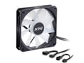 Miniatyrbilde 2 av 2: XPG VENTO R 120 ARGB PWM, Vifte, 12 cm, 300 RPM, 1600 RPM, Sort