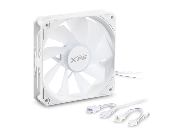 XPG VENTO R 120 ARGB PWM, Vifte, 12 cm, 300 RPM, 1600 RPM, Hvit