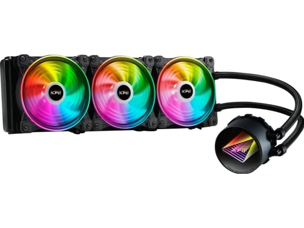 XPG LEVANTE X 360, Væskekjølesett, 12 cm, 600 RPM, 2000 RPM, Sort Sort