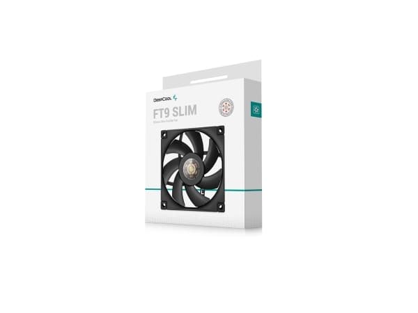 DeepCool FT9 SLIM, Luftkjøler, 9,2 cm, 500 RPM, 2950 RPM, Sort