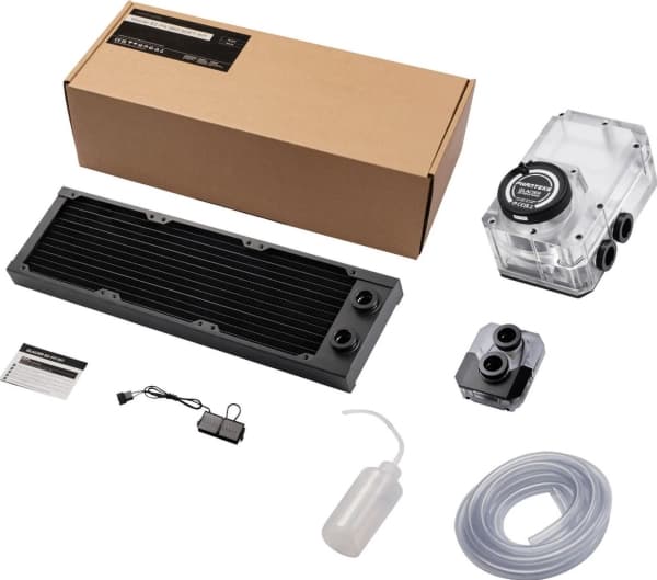 Phanteks Glacier EZ-Fit 360 SOFT-KIT - Vätskekylningssystemsats - svart