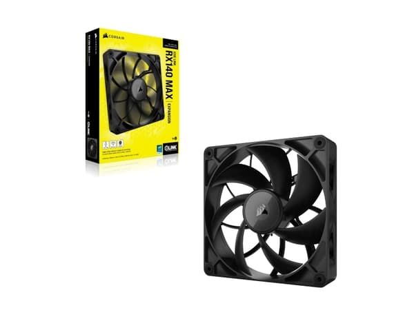 CORSAIR iCUE Link RX140 MAX Expansion - Kabinettvifte - 140 mm