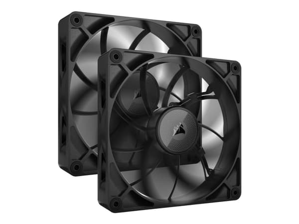 CORSAIR iCUE Link RX140 MAX Starter Kit - Kabinettvifte - 140 mm (en pakke 2) Sort