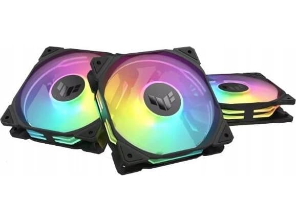 ASUS TUF GAMING TR120 ARGB 3IN1 Black, Luftkjøler, 12 cm, 2000 RPM, Sort Sort