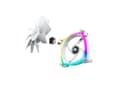 Miniatyrbild 1 av 4: MONTECH AX120 PWM ARGB PC-chassifläkt Vit (B x H x D) 120 x 120 x 25 mm