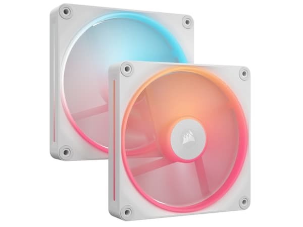 CORSAIR iCUE Link LX140-R RGB - Kabinettvifte - omvendt blad - 140 mm - hvit (en pakke 2)