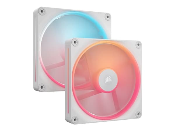CORSAIR iCUE Link LX140-R RGB - Kabinettvifte - omvendt blad - 140 mm - hvit (en pakke 2)
